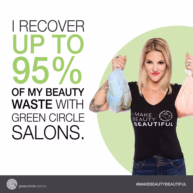 Green Circle sustainable hair salon practices in Newport, Kentucky